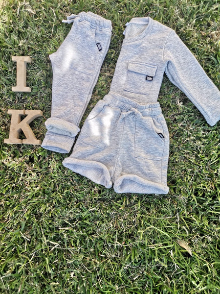 Grey Tracksuit Set