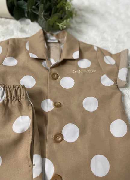 Boys polka dot set