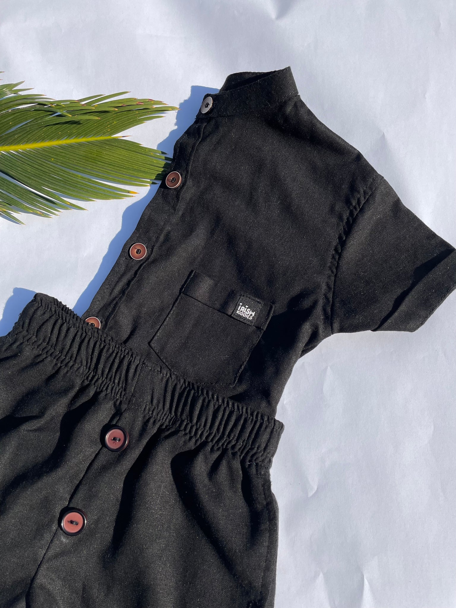 Boys Linen Short & Shirt Set