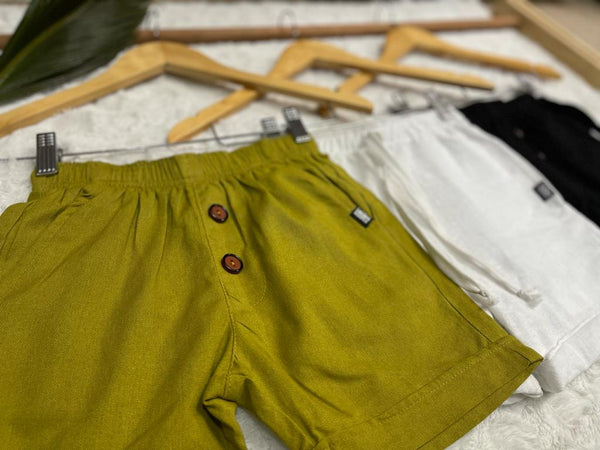 Boys Linen Short & Shirt Set