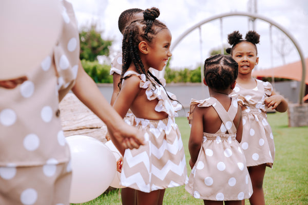 Polka Dot Pinafore Dress